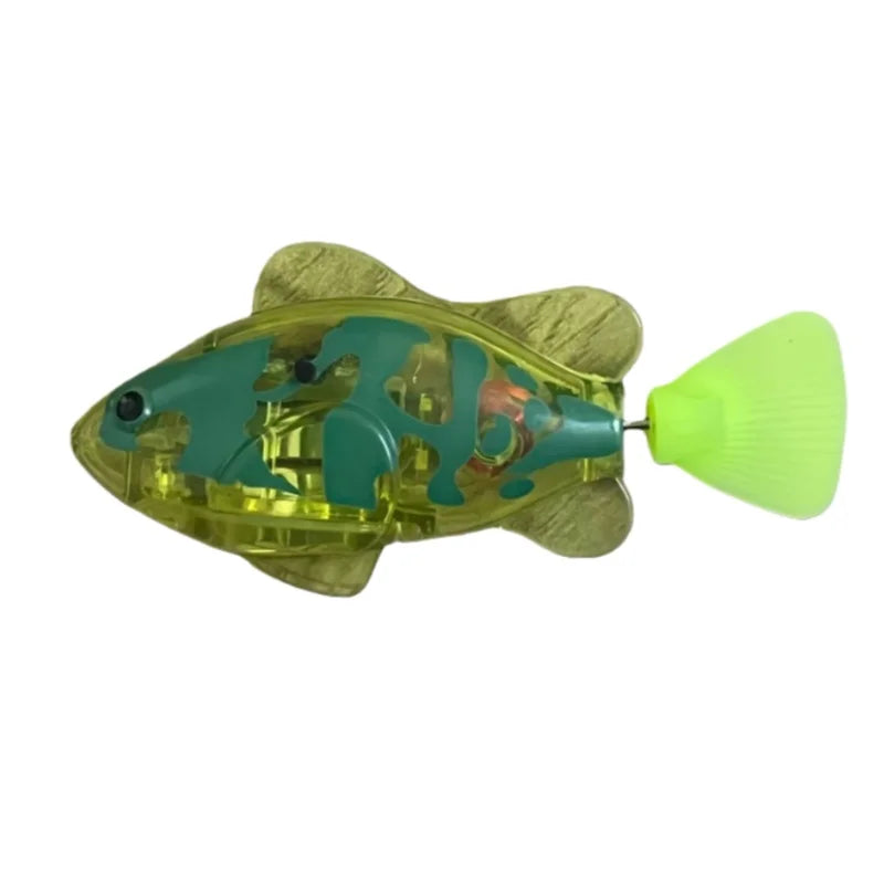 Baby Bath Light-Up Sensor Electric Small Fish Playing in Water Pet Fish Swimming Fish Can Swim Realistic Clownfish Toy