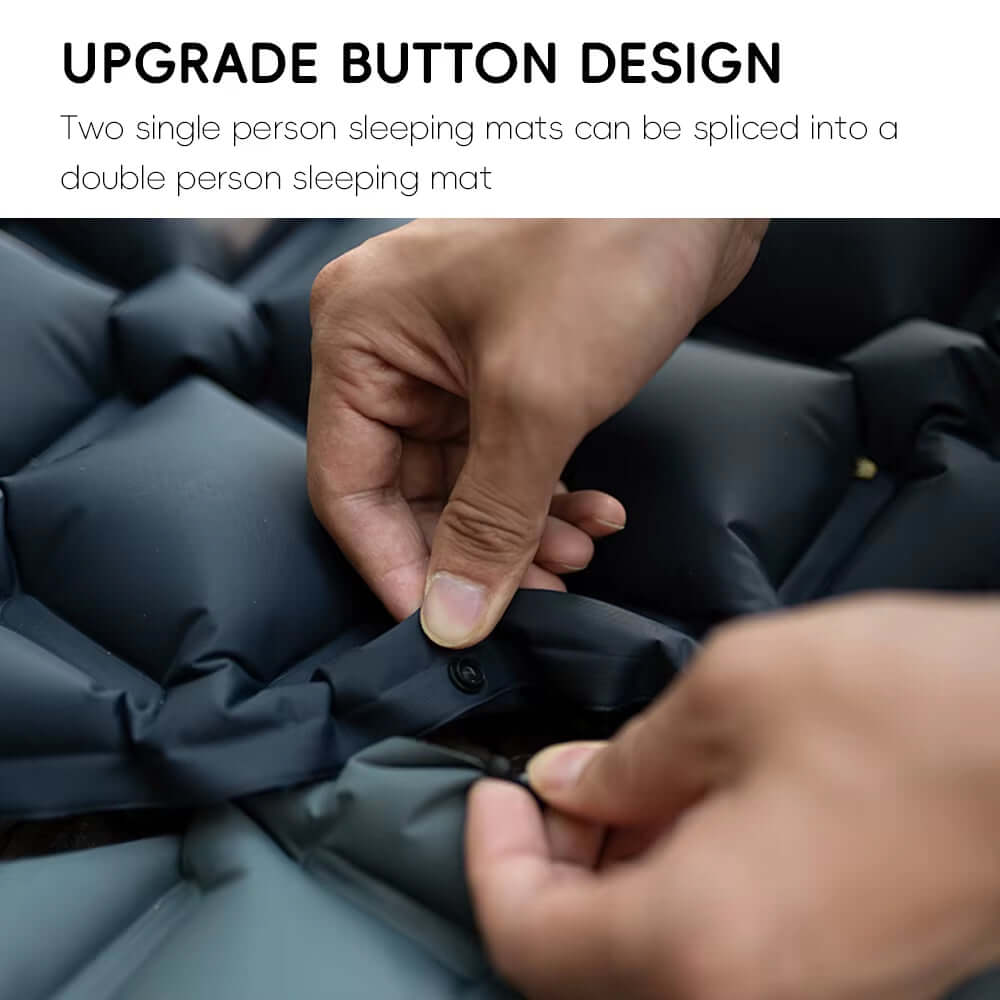 Inflatable Camping Mats Air Mattress with Pillow Outdoor Tourist Sleeping Pad Self-Inflating Mattress for Hiking Climbing